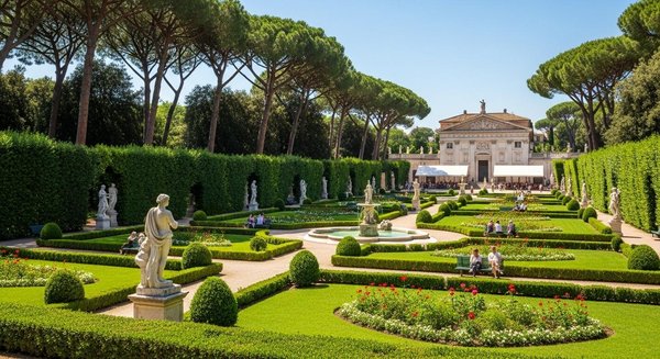 borghese gardens: the perfect escape for art and nature lovers in Rome